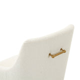 TOV Furniture Beatrix Boucle Side Chair Cream 22"W x 25.2"D x 33.7"H