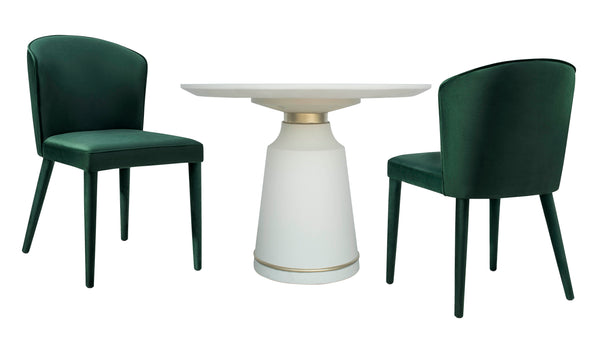 Metropolitan Forest Green Velvet Chair