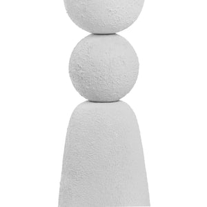 TOV Furniture Shabby Natural Rope Table Lamp Black,Natural,White 15.8"W x 13.8"D x 18.1"H