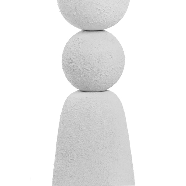 TOV Furniture Shabby Natural Rope Table Lamp Black,Natural,White 15.8"W x 13.8"D x 18.1"H