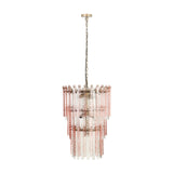 Hampshire Acrylic 3-Tier Chandelier