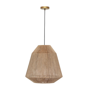 TOV Furniture Hope Pendant Lamp Natural 22.5"W x 22.5"D x 22.8"H