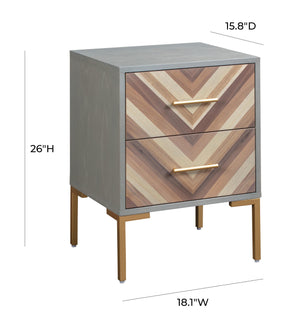 Quinn Grey Side Table