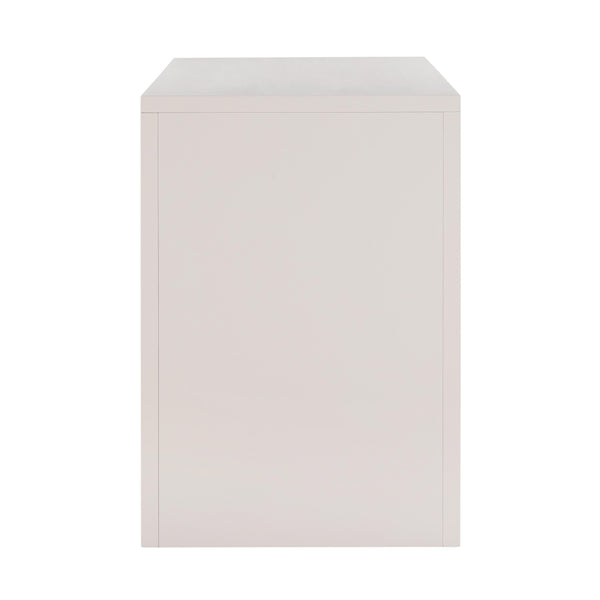 Suzie Cream & Rattan Executive Desk