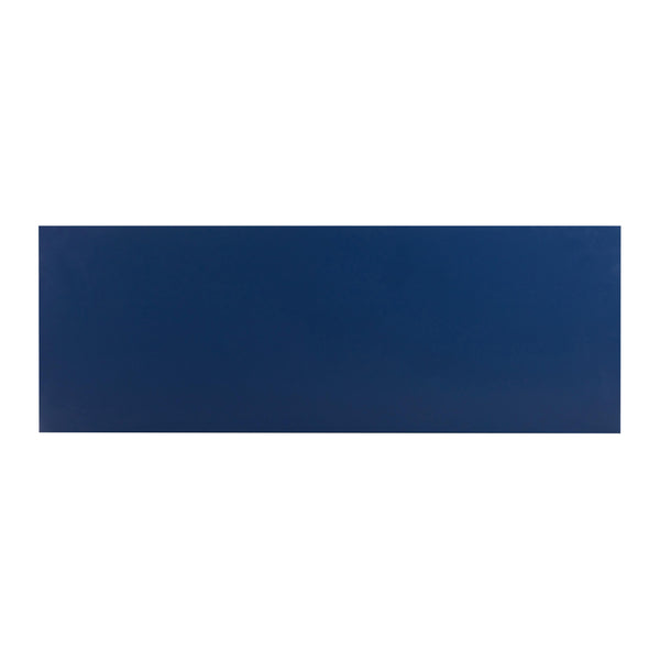 Suzie Navy & Rattan Executive Desk