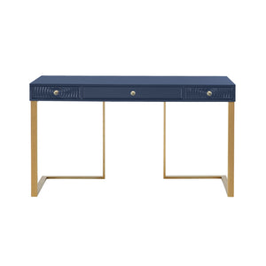 Janie Lacquer Desk Blue TOV-H5520