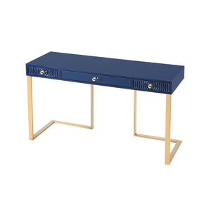 Janie Lacquer Desk Blue TOV-H5520