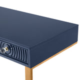 Janie Lacquer Desk Blue TOV-H5520