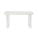 Clara Glossy White Lacquer Desk