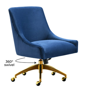 Beatrix Navy Office Swivel Chair