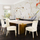 Athena Cream Velvet Dining Chair Cream TOV-IHD68512