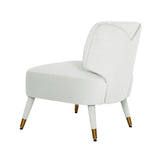Athena Light Grey Velvet Accent Chair Grey TOV-IHS68506