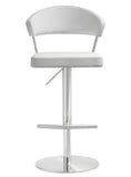 Cosmo White Stainless Steel Barstool