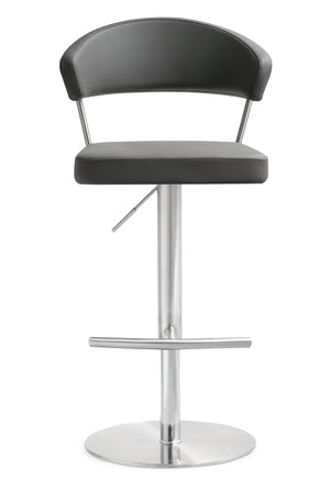Cosmo Grey Stainless Steel Barstool
