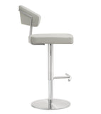 Cosmo Light Grey Stainless Steel Barstool