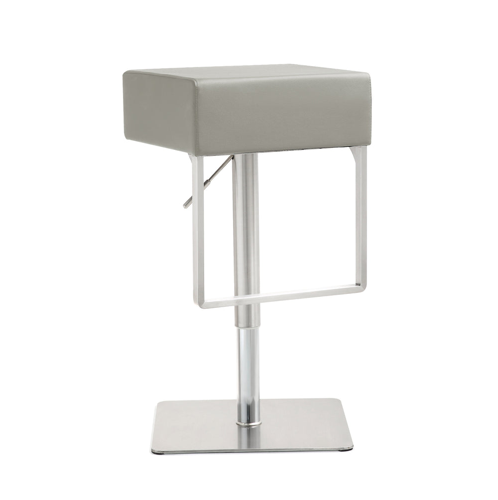 Seville Light Grey Adjustable Barstool