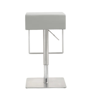 Seville Light Grey Adjustable Barstool
