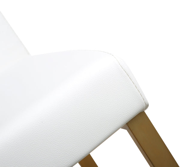 Denmark White Gold Steel Counter Stool (Set of 2)