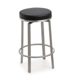 Pratt Black Swivel Counter Stool - Set of 2