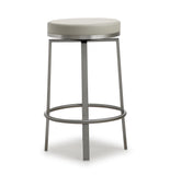 Pratt Grey Swivel Counter Stool - Set of 2