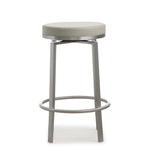 Pratt Grey Swivel Counter Stool - Set of 2