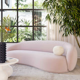 Kendall Blush Velvet Sofa