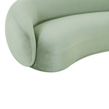 Kendall Moss Green Velvet Sofa