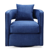 Kennedy Navy Swivel Chair