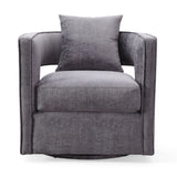 Kennedy Grey Swivel Chair