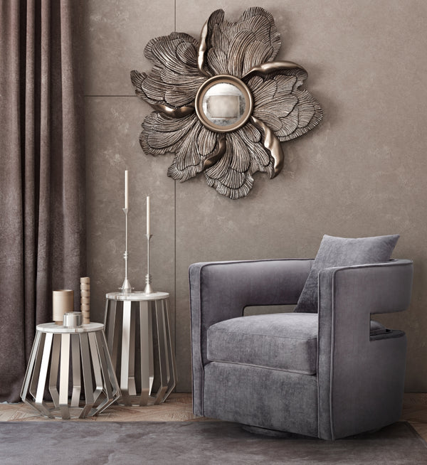 Kennedy Grey Swivel Chair