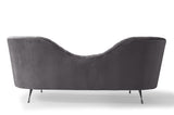 Eva Grey Velvet Sofa