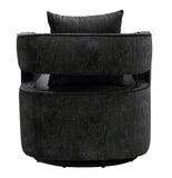 Kennedy Swivel Chair Black TOV-L6145