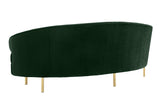 Baila Green Velvet Sofa
