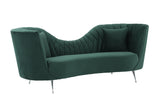 Eva Forest Green Velvet Sofa
