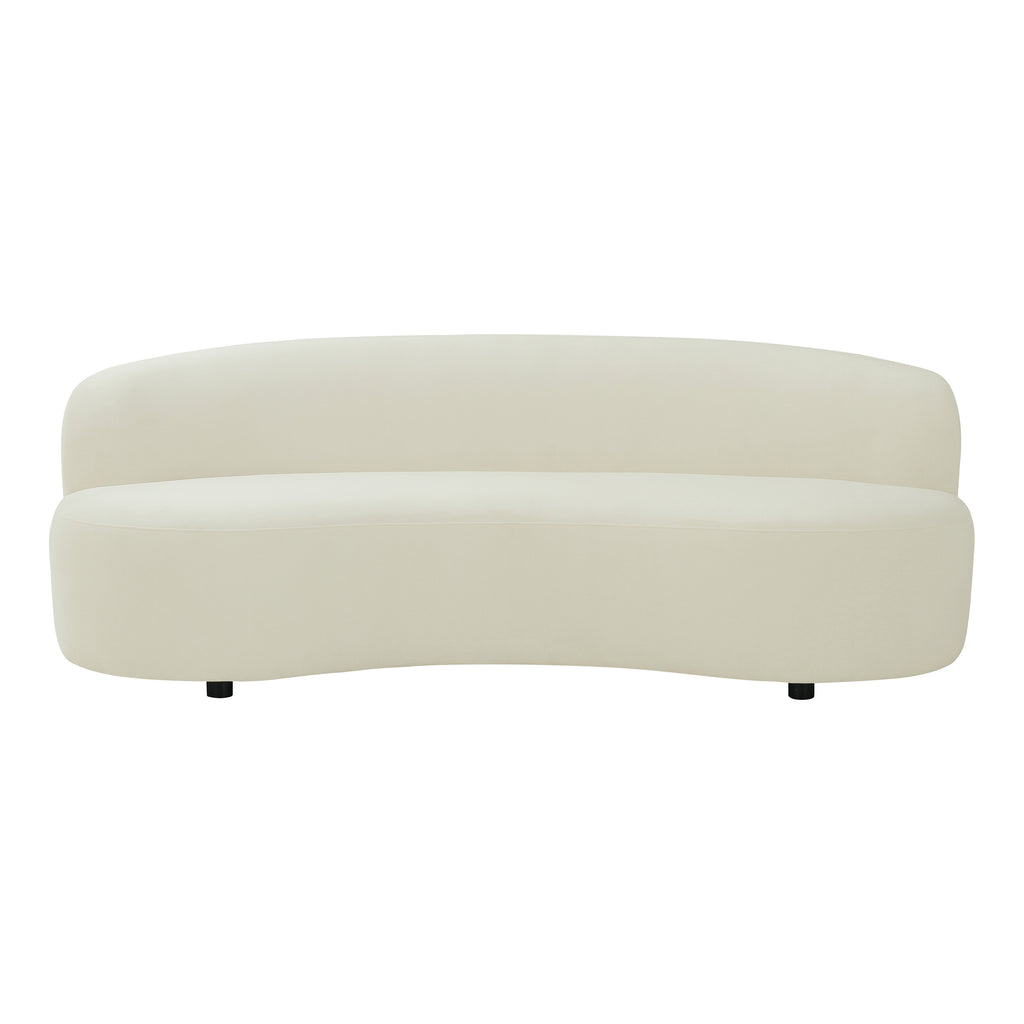 Cannellini Cream Velvet Sofa