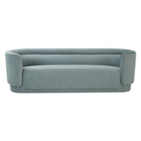 Macie Sea Blue Velvet Sofa