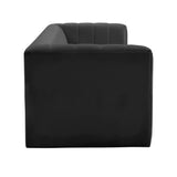 Norah Black Velvet Sofa