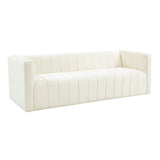 Norah Cream Velvet Sofa