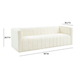 Norah Cream Velvet Sofa