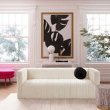 Norah Cream Velvet Sofa