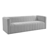 Norah Grey Velvet Sofa