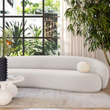 Kendall Cream Velvet 120" Sofa