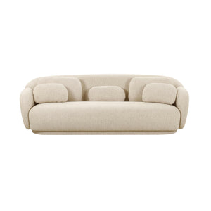 TOV Furniture Misty Boucle Sofa Cream 90"W x 38.5"D x 29.5"H