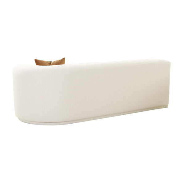 TOV Furniture Fickle Boucle Modular RAF Loveseat Cream 82.5"W x 41.3"D x 28.3"H