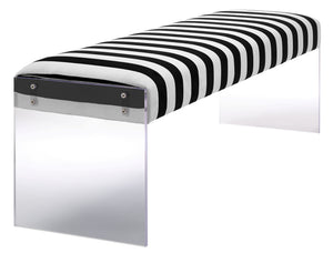 Envy Paris Velvet/Acrylic Bench