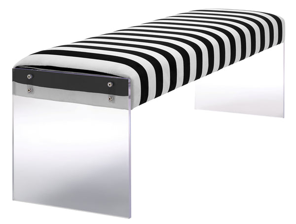 Envy Paris Velvet/Acrylic Bench