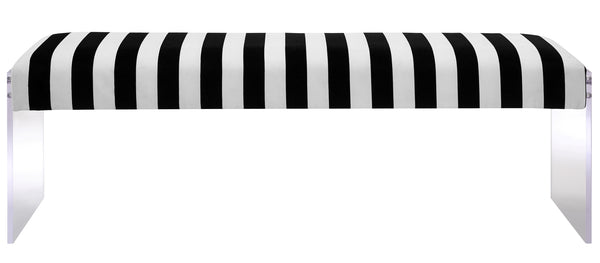 Envy Paris Velvet/Acrylic Bench