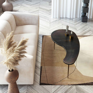 Emmet Cream Velvet Sofa