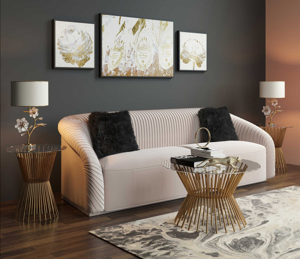 Grace Glass Side Table