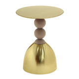 TOV Furniture Daleyza Side Table Gold 16"W x 16"D x 21"H